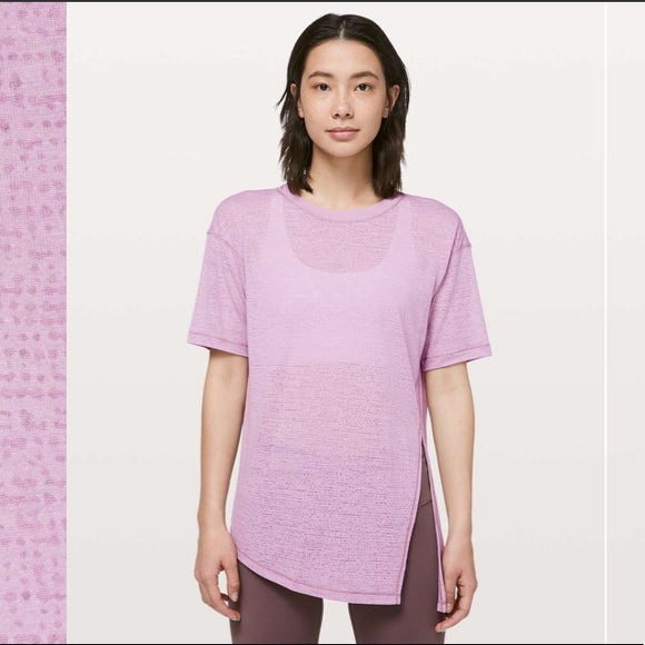 lululemon athletica Tops - Lululemon Sneak Out Short Sleeve tee size 8